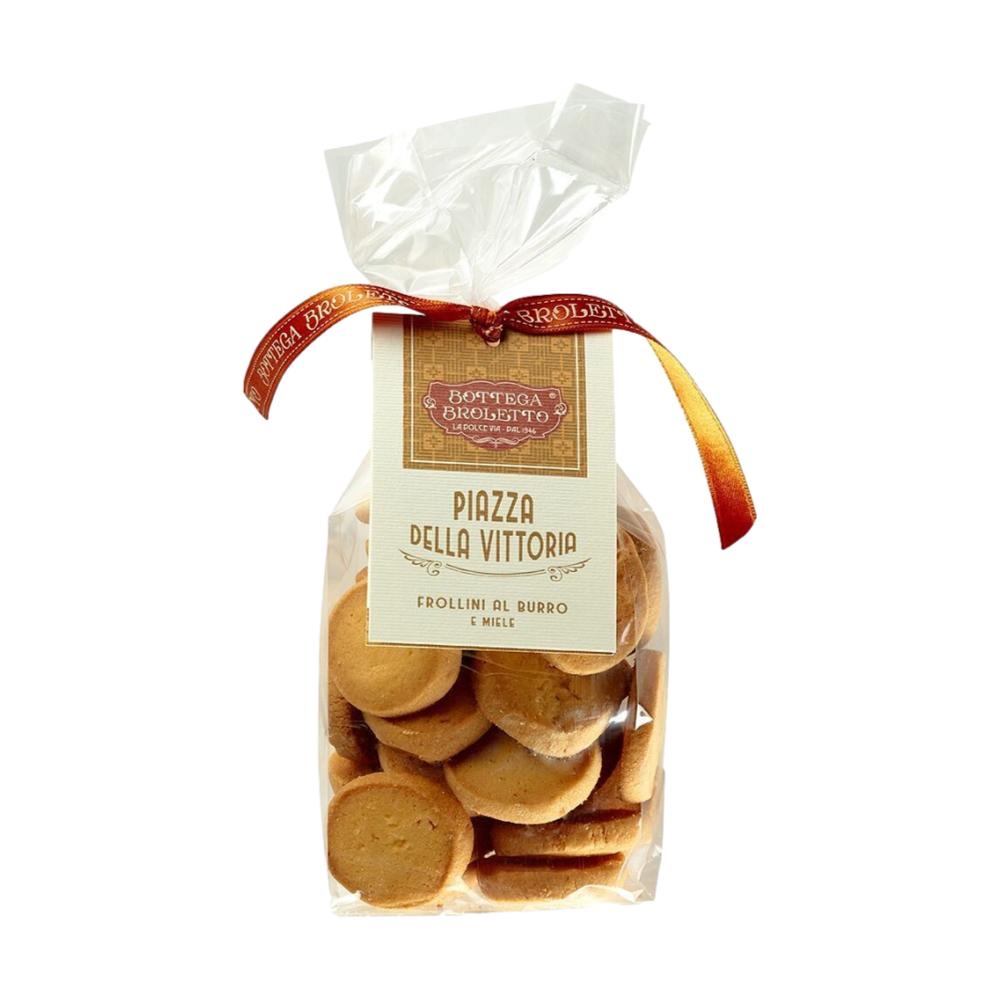 Piazza della Vittoria-Kekse, Shortbread mit Butter und Honig Bottega Broletto